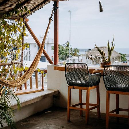 Terraza Puerto Hostel Puerto Escondido  Esterno foto