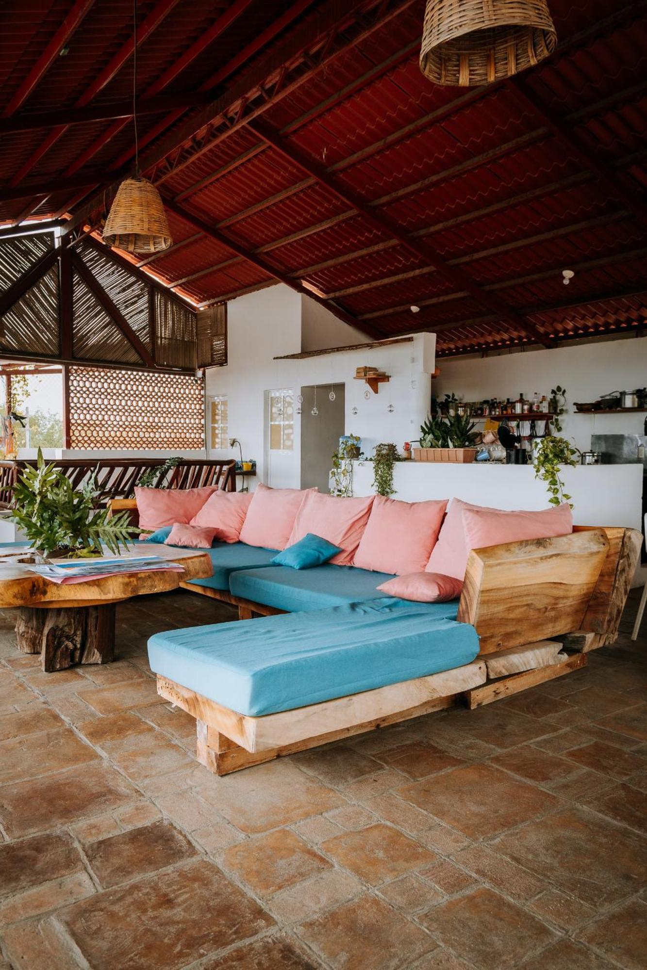 Terraza Puerto Hostel Puerto Escondido  Esterno foto