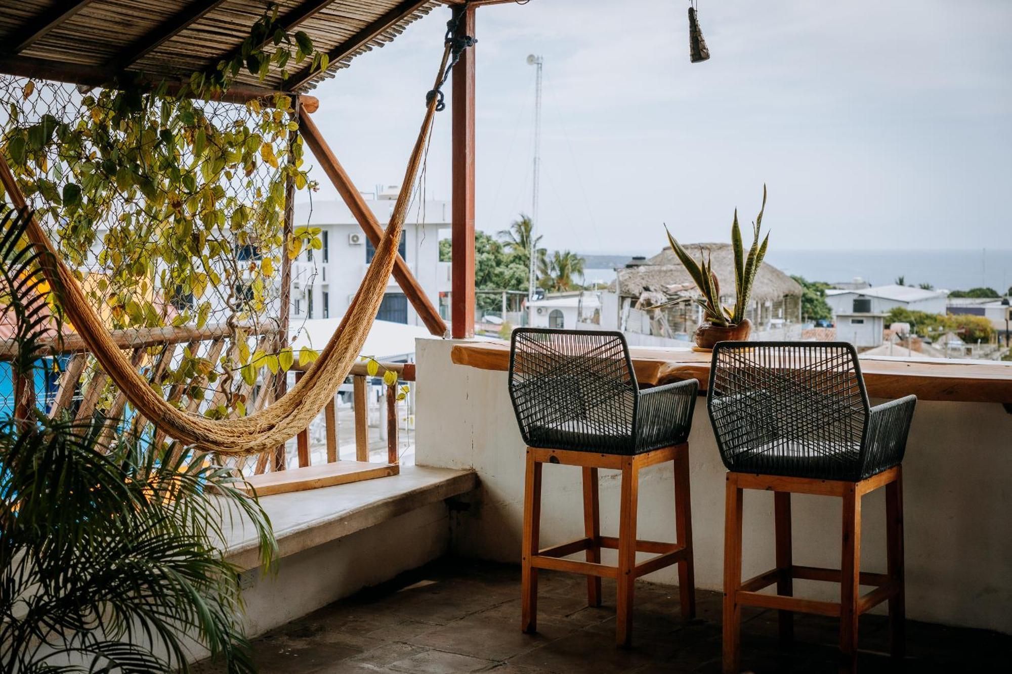 Terraza Puerto Hostel Puerto Escondido  Esterno foto